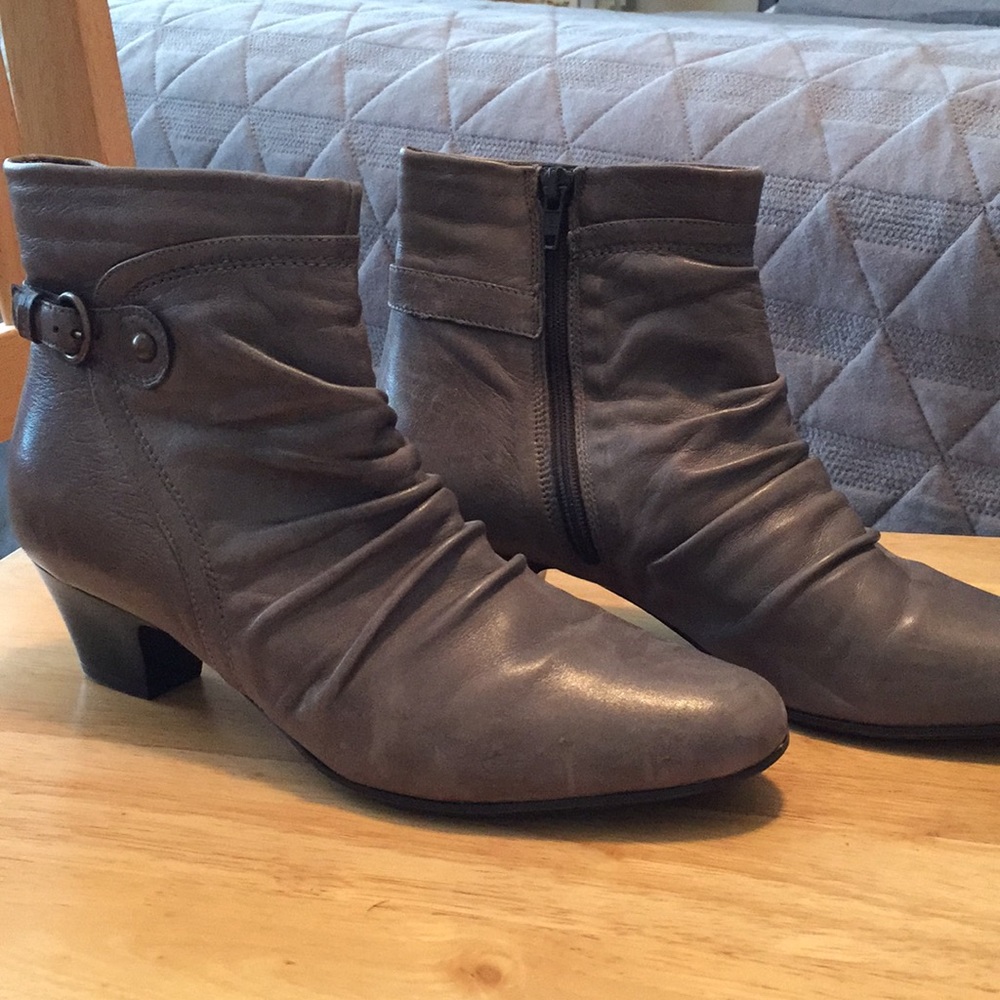 Clark’s Gray Booties